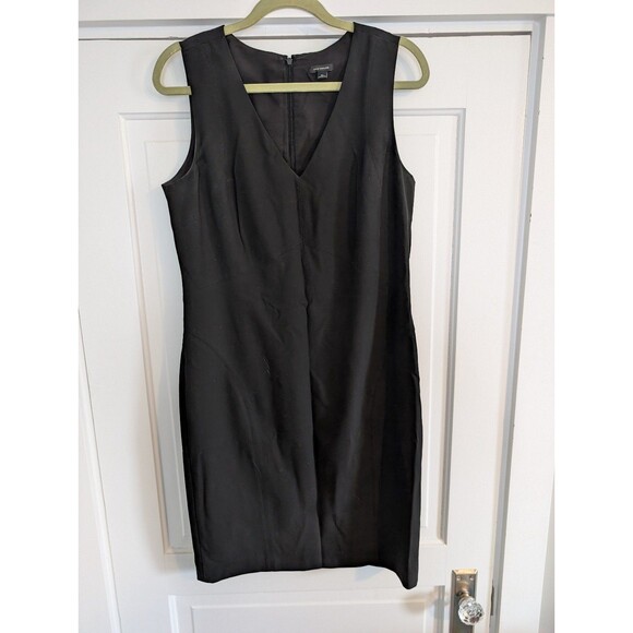 Ann Taylor Sleeveless V neck midi length work dress size 12 - Picture 1 of 2